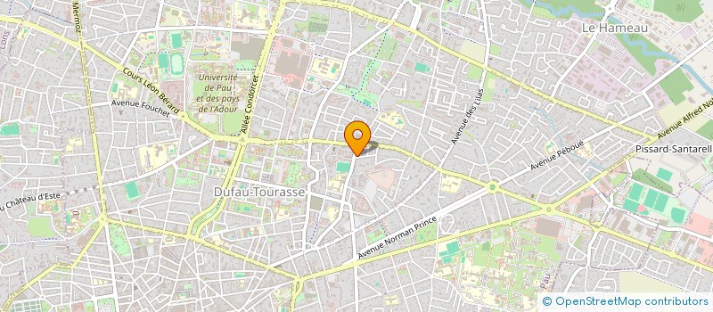 localisation de l'entreprise SPFPL GERAUD ALLAIN à PAU