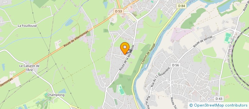 localisation de l'entreprise SPFPL GIRAUD  VILLEREST