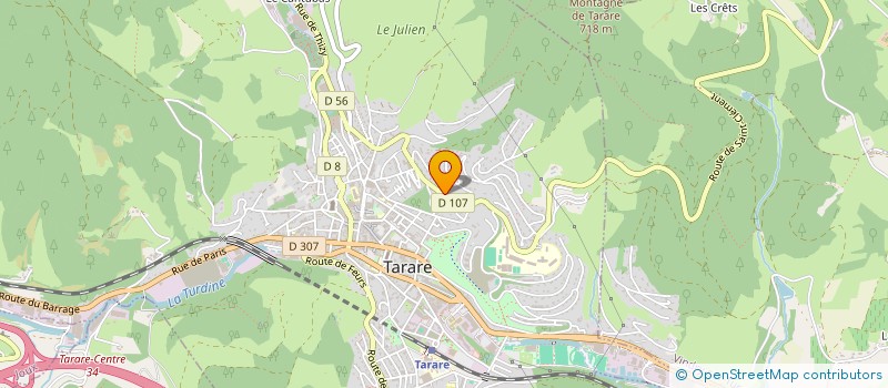 localisation de l'entreprise SPFPL GIRIN à TARARE