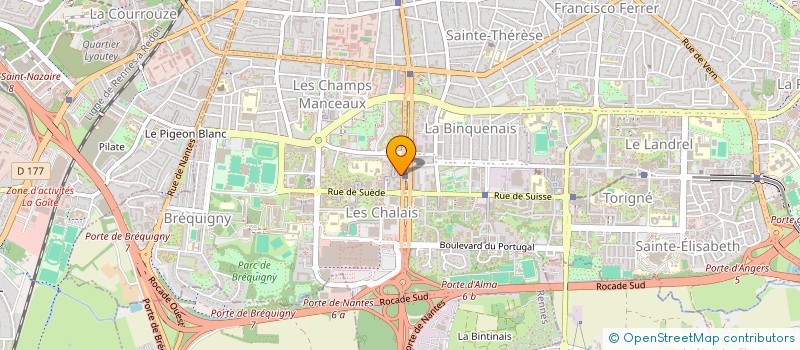 localisation de l'entreprise SPFPL GLC à RENNES