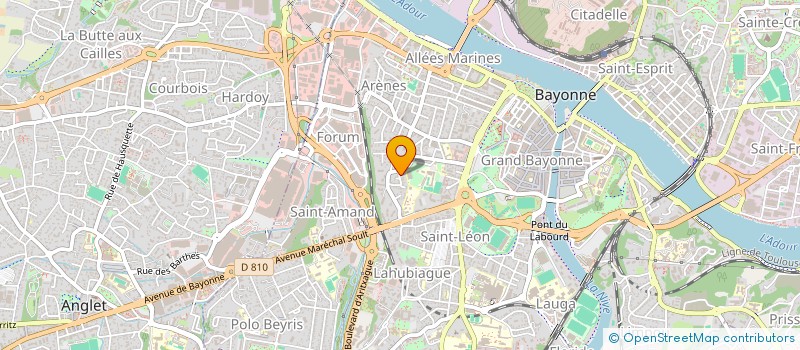 localisation de l'entreprise SPFPL GLYCINES PARTICIPATIONS à BAYONNE