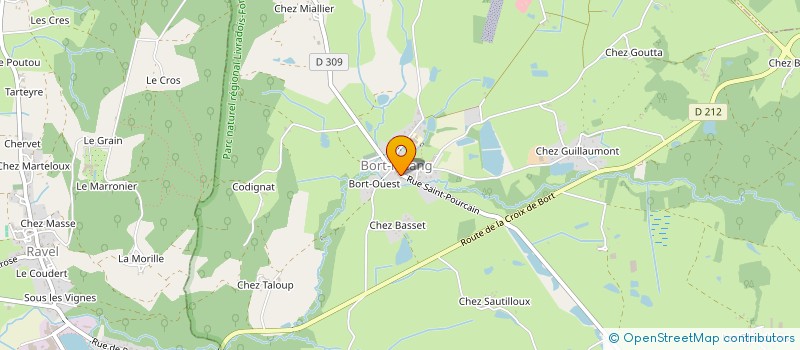 localisation de l'entreprise SPFPL GODEFROID  BORT-L'ETANG