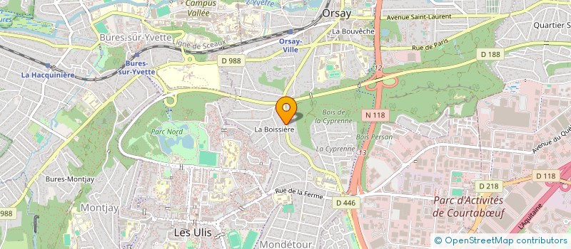 localisation de l'entreprise SPFPL GONESSE  ORSAY