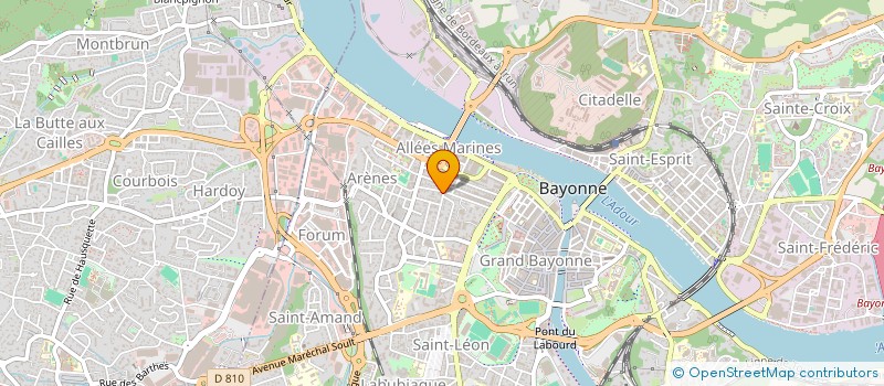 localisation de l'entreprise SPFPL GOUEDARD  BAYONNE