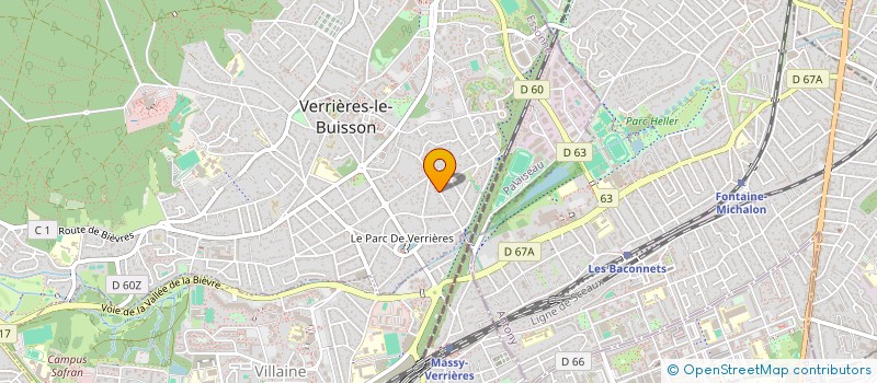 localisation de l'entreprise SPFPL GREGOIRE VICTOR  VERRIERES-LE-BUISSON