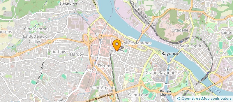 localisation de l'entreprise SPFPL GRESY à BAYONNE