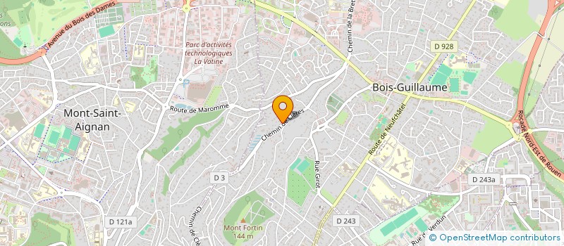 localisation de l'entreprise SPFPL GROSLEY - SOCIETE DE PARTICIPATIONS FINANCIERES DE PROFESSION LIBERALE DE PHARMACIENS D'OFFICINE à MONT-SAINT-AIGNAN