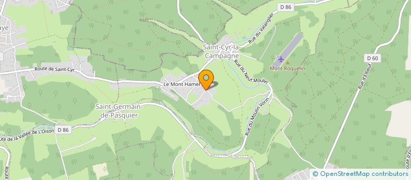 localisation de l'entreprise SPFPL GUERIN  SAINT-CYR-LA-CAMPAGNE