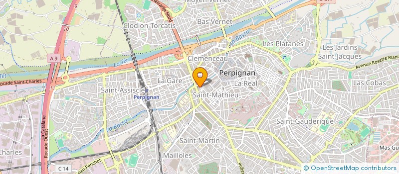 localisation de l'entreprise SPFPL GUILLAUME BERNARD  PERPIGNAN