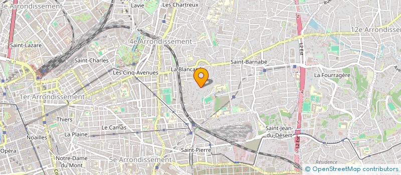 localisation de l'entreprise SPFPL GURRIET  MARSEILLE