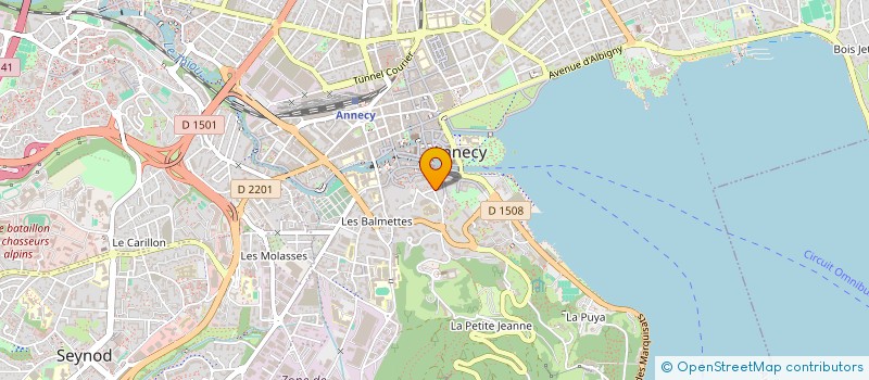 localisation de l'entreprise SPFPL GUZO à ANNECY