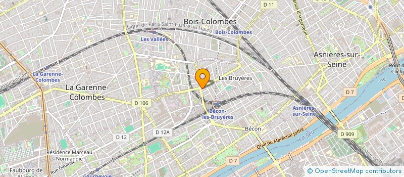 localisation de l'entreprise SPFPL HA 92  ASNIERES-SUR-SEINE