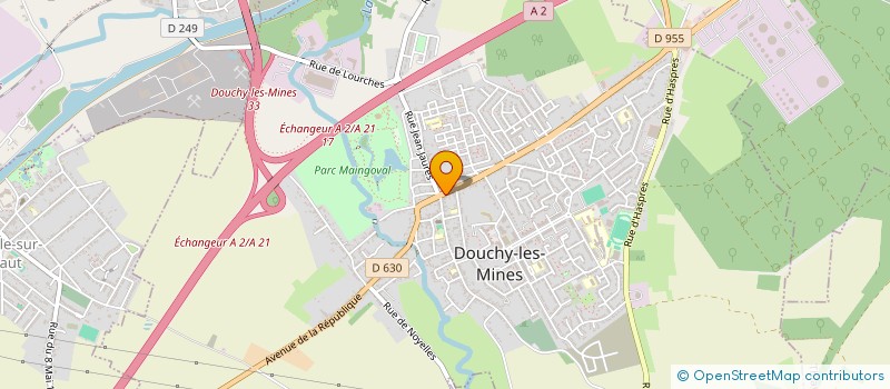 localisation de l'entreprise SPFPL HAELEWYN QUENTIN à DOUCHY-LES-MINES