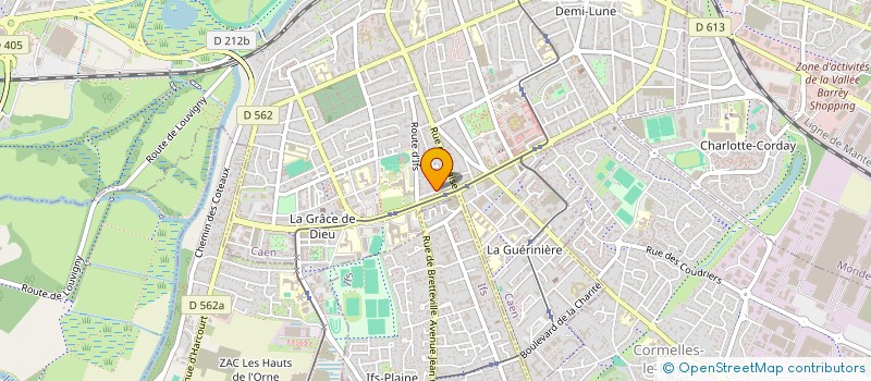 localisation de l'entreprise SPFPL HAMELET à CAEN