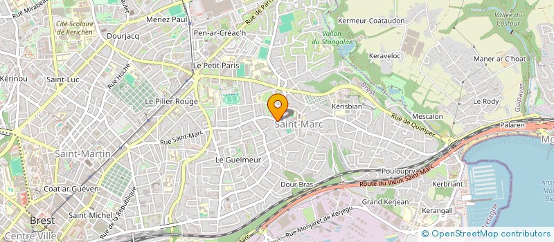 localisation de l'entreprise SPFPL HAMEURY  BREST