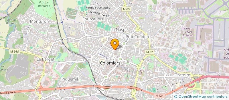 localisation de l'entreprise SPFPL HAMMAMI à COLOMIERS