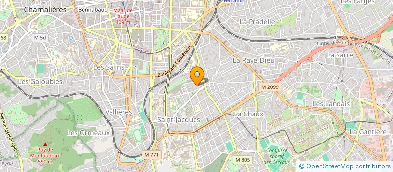 localisation de l'entreprise SPFPL HAMZA  CLERMONT-FERRAND