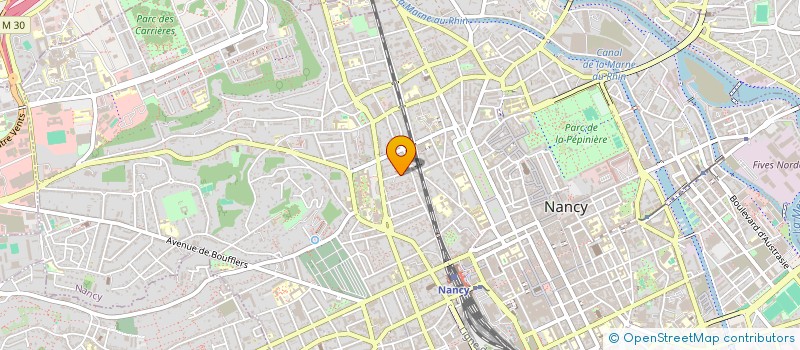 localisation de l'entreprise SPFPL HANTELLE  NANCY