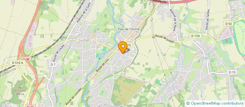 localisation de l'entreprise SPFPL HBD SANTE  JUILLAN