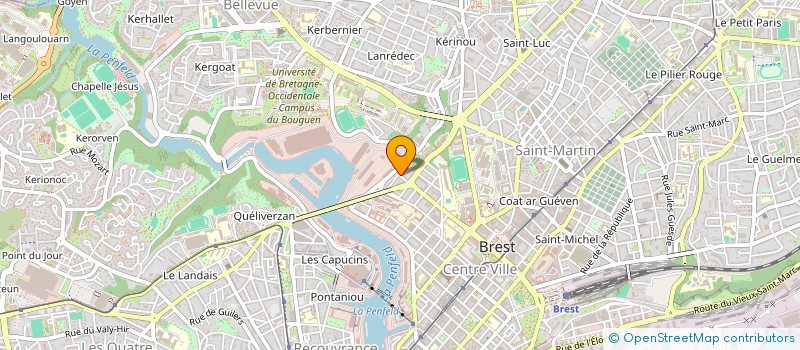 localisation de l'entreprise SPFPL HEAD à BREST