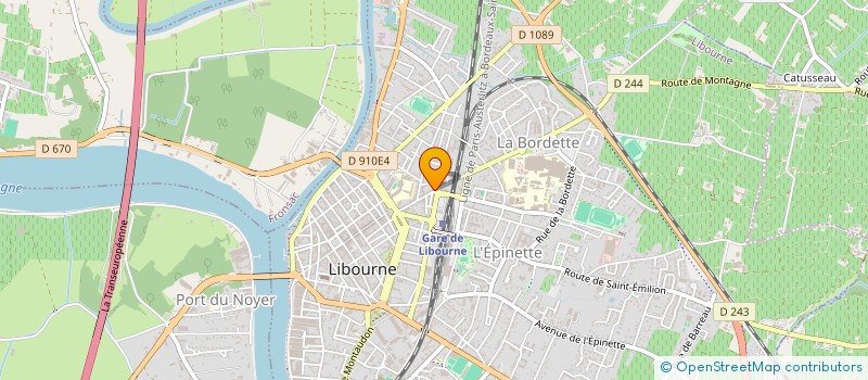 localisation de l'entreprise SPFPL HELIOS à LIBOURNE