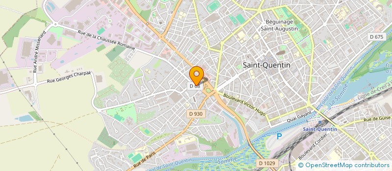 localisation de l'entreprise SPFPL HENRI BASSET à SAINT-QUENTIN