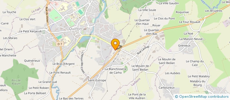 localisation de l'entreprise SPFPL HERRY  SAINT-BRANDAN