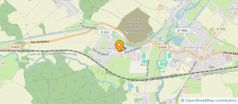 localisation de l'entreprise SPFPL HERVE WUNNENBURGER  DANNEMARIE