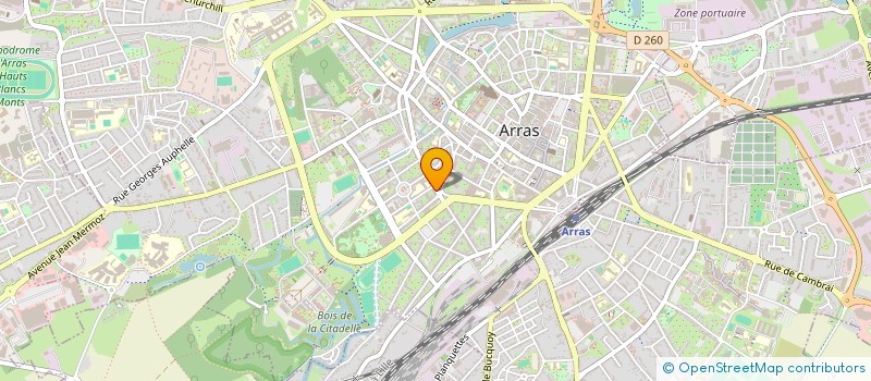 localisation de l'entreprise SPFPL HG à ARRAS