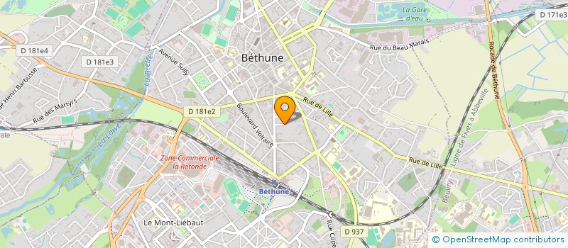 localisation de l'entreprise SPFPL HIJAZI à BETHUNE