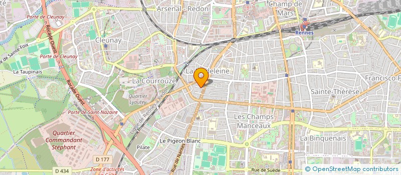 localisation de l'entreprise SPFPL HOLDING BOUGEARD  SAINT-JACQUES-DE-LA-LANDE