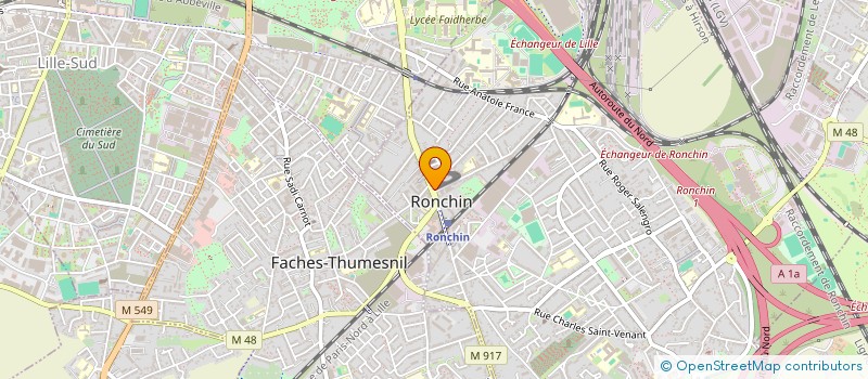 localisation de l'entreprise SPFPL HOLDING CLEMENTINE ALEXANDRE  RONCHIN