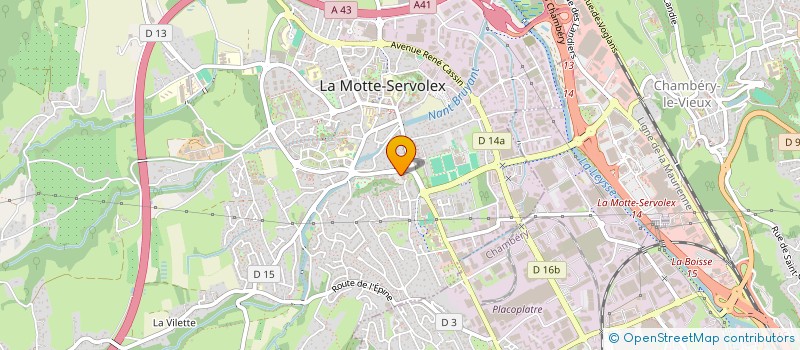 localisation de l'entreprise SPFPL HOLDING DU DOCTEUR LYAUTEY  LA MOTTE-SERVOLEX