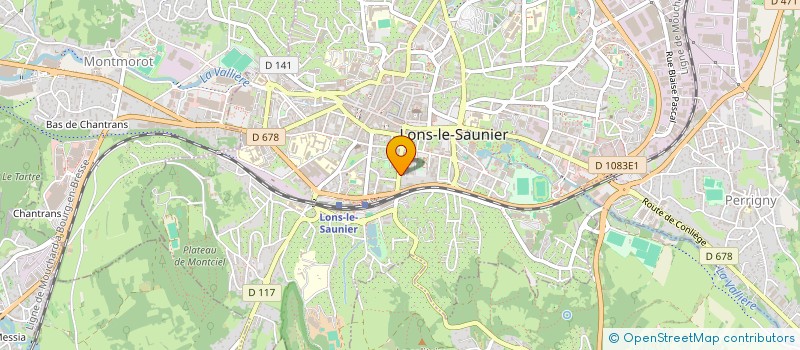 localisation de l'entreprise SPFPL HOLDING E.CLERC BARNABE  LONS-LE-SAUNIER