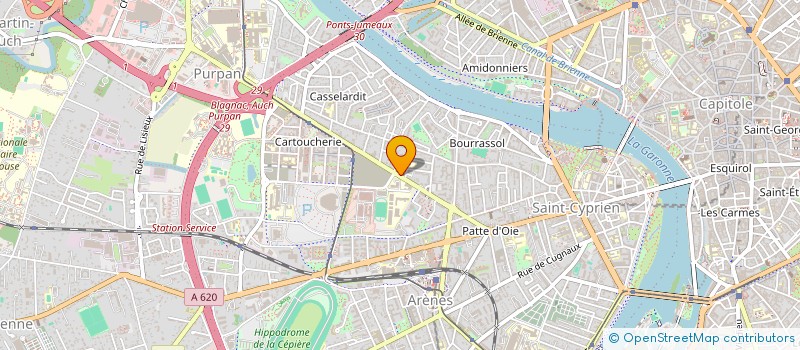 localisation de l'entreprise SPFPL HOLDING ENJALBERT AURELIE à TOULOUSE