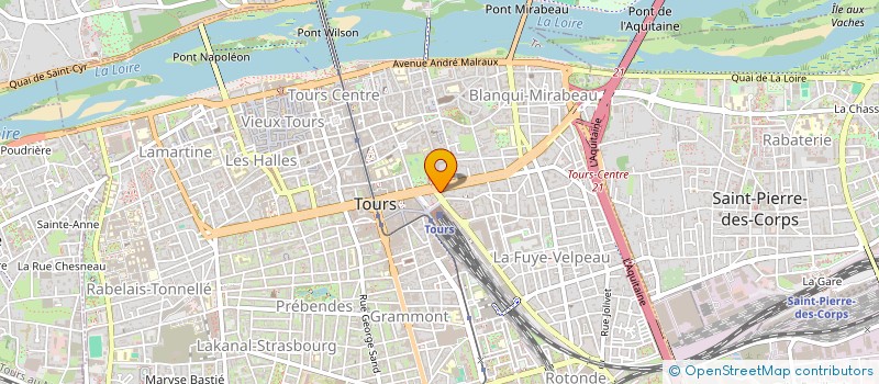 localisation de l'entreprise SPFPL HOLDING GC PHARMA  TOURS