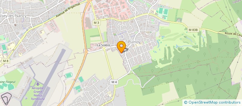 localisation de l'entreprise SPFPL HOLDING JALET - SOCIETE DE PARTICIPATIONS FINANCIERES DE PROFESSION LIBERALE  DE PHARMACIEN D'OFFICINE  PULNOY