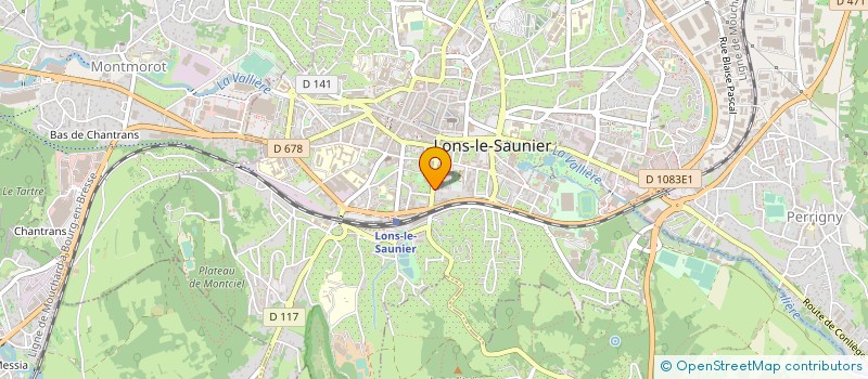 localisation de l'entreprise SPFPL HOLDING MAXIME BONNEVIE à LONS-LE-SAUNIER