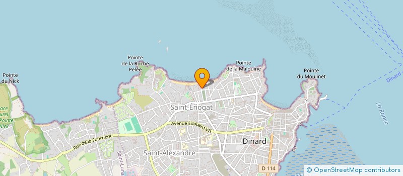 localisation de l'entreprise SPFPL HOLDING QUILLET  DINARD