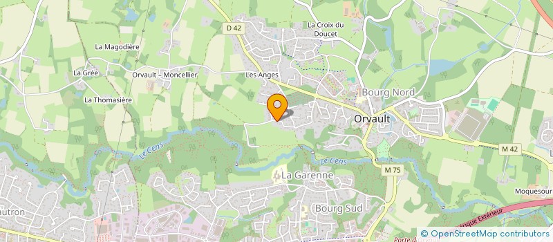 localisation de l'entreprise SPFPL HOLDING SARAH POYARD  ORVAULT