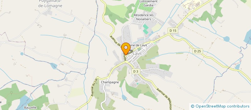 localisation de l'entreprise SPFPL HOLDING VALDEYRON  LAVIT