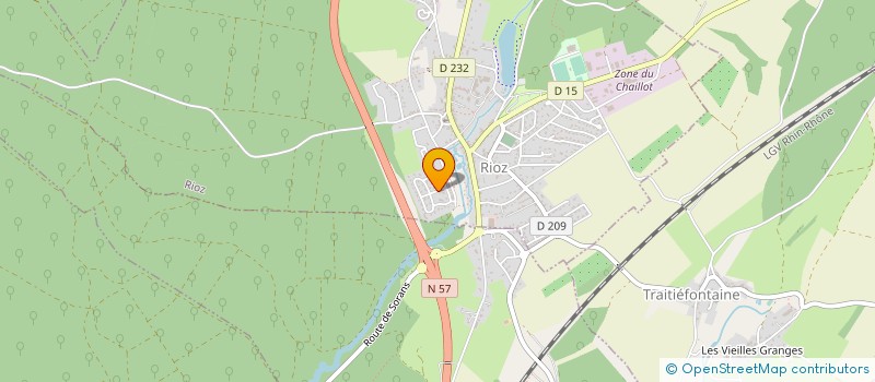 localisation de l'entreprise SPFPL HOLISTIK  RIOZ