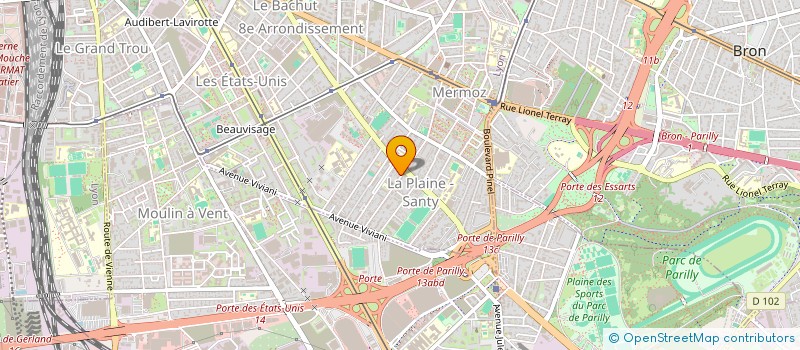 localisation de l'entreprise SPFPL HUGUES GUERIN  LYON