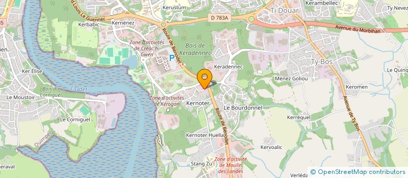 localisation de l'entreprise SPFPL IN CONSULTING  QUIMPER