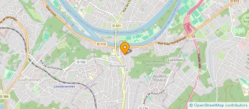 localisation de l'entreprise SPFPL INGRID KIRSCH HOLDING  BOUGIVAL