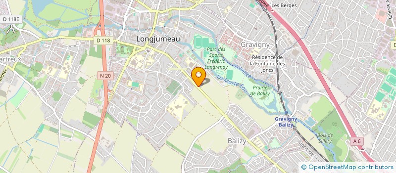 localisation de l'entreprise SPFPL INNA à LONGJUMEAU