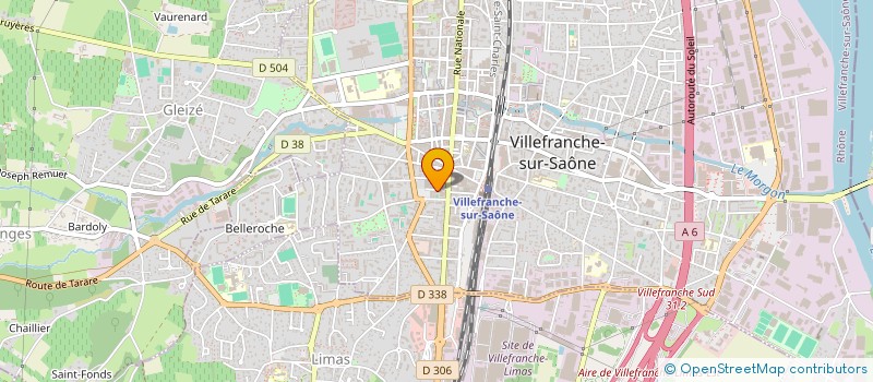 localisation de l'entreprise SPFPL INVESTISSEURS PROMENOIR  VILLEFRANCHE-SUR-SAONE