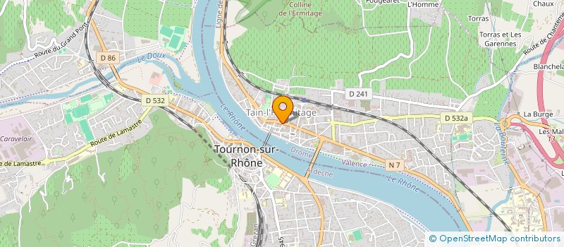 localisation de l'entreprise SPFPL INVESTISSEURS TAIN  TAIN-L'HERMITAGE