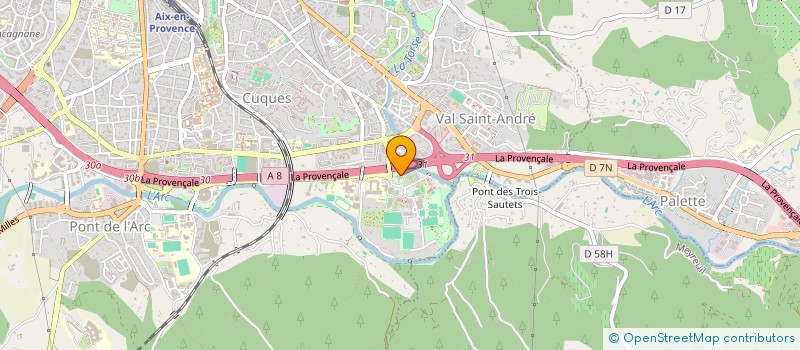 localisation de l'entreprise SPFPL J&L  AIX-EN-PROVENCE