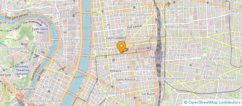 localisation de l'entreprise SPFPL JBC  LYON